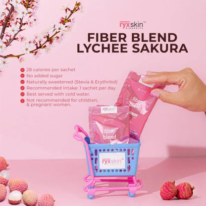 Ryx Skin Fiber Blend Lychee Sakura – Detox & Digestive Cleanse Drink